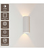 Artdelight Runde LED Wandleuchte Brody 2 - Weiß