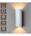 Artdelight Runde LED Wandleuchte Brody 2 - Weiß - Dim-to-Warm