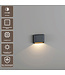 Artdelight Moderne LED Wandleuchte Diaz 1L - Schwarz/Gold