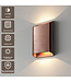 Artdelight Moderne LED Wandleuchte Diaz L - Dunkelbronze