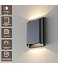 Artdelight Moderne LED Wandleuchte Diaz L - Schwarz