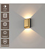 Artdelight Moderne LED Wandleuchte Diaz S - Warmgold