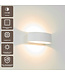 Artdelight Moderne LED Wandleuchte Sharp - Weiß