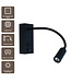 Artdelight Moderne LED-Leseleuchte Easy LED USB - Schwarz