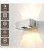 Artdelight Moderne LED-Wandleuchte Bfeld II - Aluminium