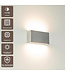 Artdelight Moderne 2-flammige LED-Wandleuchte Box 2L - Aluminium