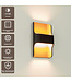 Artdelight Design LED-Wandleuchte Dallas - Schwarz/Kupfer