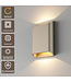 Artdelight Moderne LED-Wandleuchte Diaz L Dim to Warm - Champagner
