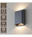 Artdelight Moderne LED-Wandleuchte Diaz L Dim to Warm - Schwarz