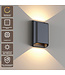 Artdelight Moderne LED-Wandleuchte Diaz S Dim to Warm - Schwarz