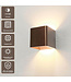 Artdelight Design LED-Wandleuchte Fulda - Dunkelbronze