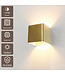 Artdelight Design LED-Wandleuchte Fulda - Gold