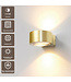 Artdelight Industrielle LED-Wandleuchte Hudson - Gold