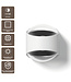 Artdelight Industrielle LED-Wandleuchte London - Weiß