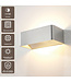 Artdelight Industrielle LED-Wandleuchte Mainz - Aluminium