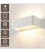 Artdelight Industrielle LED-Wandleuchte Mainz - Weiß