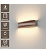 Artdelight Design LED-Wandleuchte Malibu 2L - Dunkelbronze