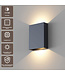 Artdelight Design LED-Wandleuchte Memphis - Schwarz