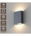 Artdelight Design LED-Wandleuchte Memphis - Schwarz/Mattgold