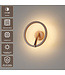 Artdelight Moderne LED-Wandleuchte Oregon - Dunkelbronze