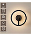 Artdelight Moderne LED-Wandleuchte Oregon - Schwarz