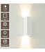 Artdelight Moderne LED-Wandleuchte Vegas 250 - Weiß