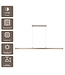 Artdelight Moderne LED-Pendelleuchte Kondora 120 cm - Aluminium
