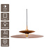 Artdelight Design-Pendelleuchte Linares - Braun