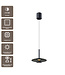Artdelight Design-LED-Pendelleuchte Madison - Schwarz/Rauchglas