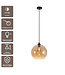 Artdelight Glas-Pendelleuchte Marino 30 cm - Bernstein