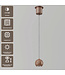 Artdelight Design-LED-Pendelleuchte Miami - Dunkelbronze