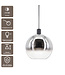 Artdelight Glas-Pendelleuchte Rosario 20 cm - Titanglas/Klarglas
