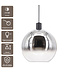 Artdelight Glas-Pendelleuchte Rosario 30 cm - Titanglas/Klarglas