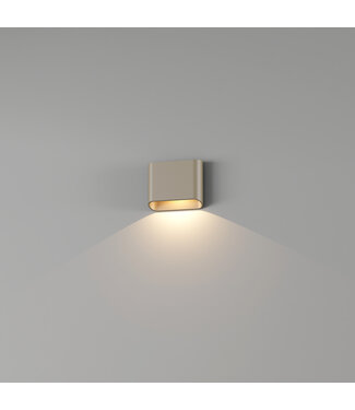 Artdelight LED Wandleuchte Diaz 1L - Champagner