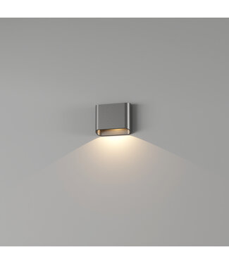 Artdelight LED Wandleuchte Diaz 1L - Stahlgrau