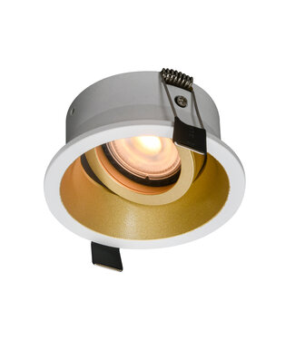 Artdelight Einbaustrahler Roura - Weiß/Gold