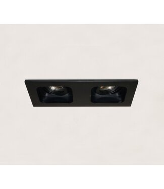 Artdelight Einbaustrahler Moggio 2L - Schwarz