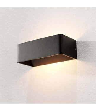 Artdelight LED-Wandleuchte Mainz - Schwarz