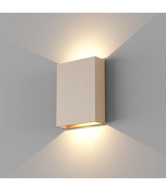 Artdelight LED-Wandleuchte Memphis - Champagner
