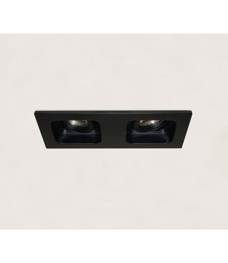 Artdelight Einbaustrahler Moggio 2L - Schwarz
