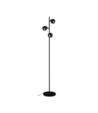 Artdelight Stehleuchte Bolero 3L - Schwarz