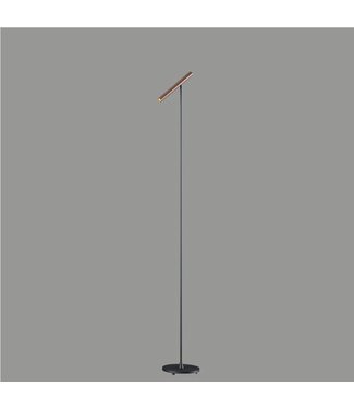 Artdelight Stehleuchte Kansas - Schwarz/Warmgold