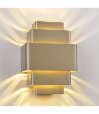 Artdelight G9 Wandleuchte Layers - Champagner