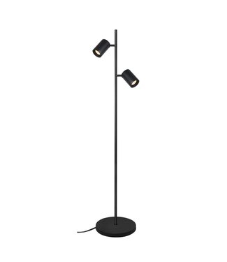 Artdelight Stehleuchte Megano 2L - Schwarz