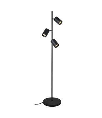 Artdelight Stehleuchte Megano 3L - Schwarz