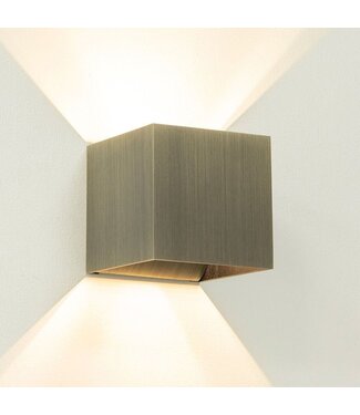 Artdelight G9-Wandleuchte Gymm - Antikbronze