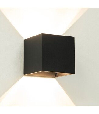 Artdelight G9-Wandleuchte Gymm - Schwarz