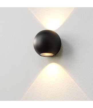 Artdelight LED Wandleuchte Denver - Schwarz