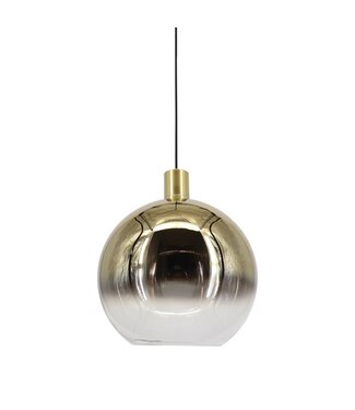 Artdelight Pendelleuchte Rosario 20 cm - Gold/Klarglas