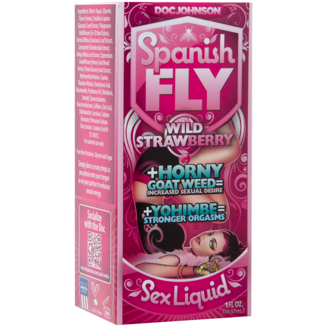 Sex Drops Wilde Aardbei 30ml | Stimulerende Druppels